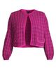 Ming Wang Women's Tweed Knit Check Jacket - 7