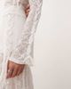 Minga Minga London textured lace off shoulder top in off white - 3