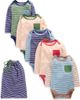 Mini Boden Mini Boden 5-Pack Assorted Long Sleeve Cotton Bodysuits - 1