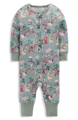 Mini Boden Mini Boden Cotton Jersey All-in-One Fitted Romper