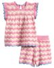 Mini Boden Mini Boden Cotton Pointelle Top & Shorts Set - 1