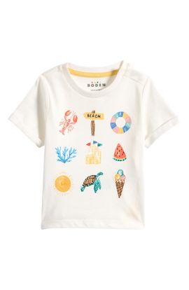 Mini Boden Mini Boden Embroidered Cotton Graphic T-Shirt