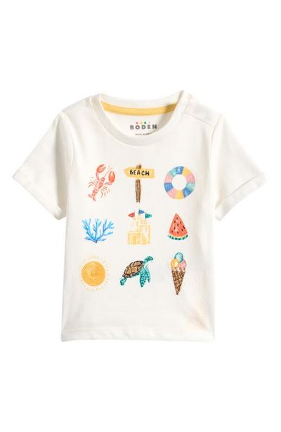 Mini Boden Mini Boden Embroidered Cotton Graphic T-Shirt