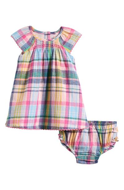 Mini Boden Mini Boden Floaty Shirred Dress & Bloomers Set