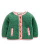 Mini Boden Mini Boden Floral Trim High-Pile Fleece Jacket - 1