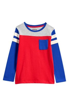 Mini Boden Mini Boden Kid' Colorblock Cotton Pocket T-Shirt