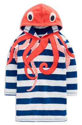 Mini Boden Mini Boden Kids' Appliqué Hooded Cotton Tunic