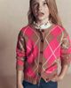 Mini Boden Mini Boden Kids' Argyle Cardigan - 2