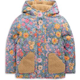 Mini Boden Mini Boden Kids' Borg Fleece Trim Padded Jacket