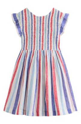 Mini Boden Mini Boden Kids' Bow Back Shirred Dress