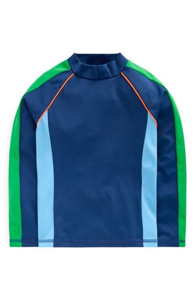 Mini Boden Mini Boden Kids' Colorblock Long Sleeve Rashguard
