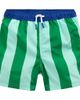 Mini Boden Mini Boden Kids' Contrast Stripe Swim Trunks  - 1