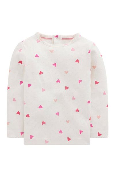 Mini Boden Mini Boden Kids' Cotton Pointelle Top