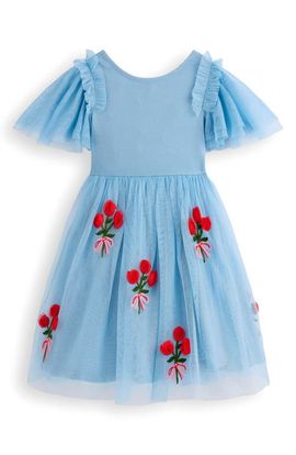 Mini Boden Mini Boden Kids' Embroidered Tulle & Knit Dress