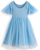 Mini Boden Mini Boden Kids' Embroidered Tulle & Knit Dress - 3