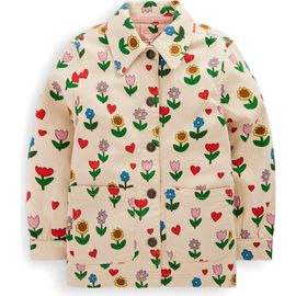 Mini Boden Mini Boden Kids' Floral Denim Jacket