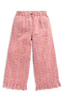 Mini Boden Mini Boden Kids' Floral Embroidered Frill Hem Pants