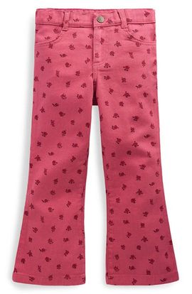 Mini Boden Mini Boden Kids' Floral Kick Flare Jeans