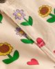 Mini Boden Mini Boden Kids' Floral Pleat Front Jeans - 4
