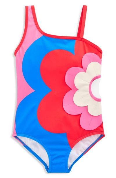 Mini Boden Mini Boden Kids' Flower Appliqué One-Piece Swimsuit