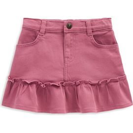 Mini Boden Mini Boden Kids' Frill Hem Denim Skirt
