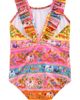 Mini Boden Mini Boden Kids' Frill Strap One-Piece Swimsuit - 2
