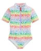 Mini Boden Mini Boden Kids' Front Zip Short Sleeve Swimsuit - 1