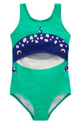 Mini Boden Mini Boden Kids' Fun Cutout One-Piece Swimsuit