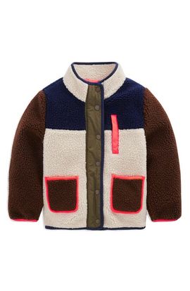 Mini Boden Mini Boden Kids' Fun Mix Recycled Polyester Fleece Jacket