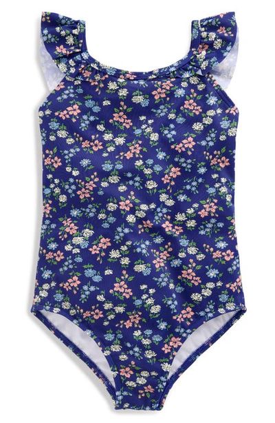 Mini Boden Mini Boden Kids' Hallie Frill Strap One-Piece Swimsuit