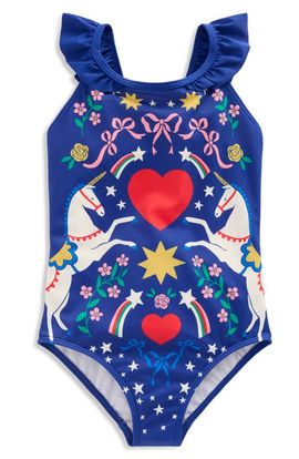 Mini Boden Mini Boden Kids' Hallie Ruffle One-Piece Swimsuit