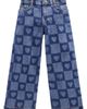 Mini Boden Mini Boden Kids' Heart Checkerboard Wide Leg Jeans - 1