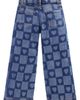 Mini Boden Mini Boden Kids' Heart Checkerboard Wide Leg Jeans - 2