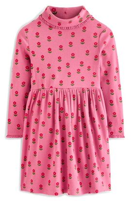 Mini Boden Mini Boden Kids' High Neck Ribbed Dress