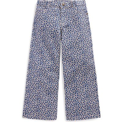 Mini Boden Mini Boden Kids' Leopard Print Wide Leg Jeans