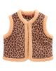 Mini Boden Mini Boden Kids' Leopard Printed Corduroy Gilet - 1
