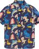 Mini Boden Mini Boden Kids' Linen & Cotton Short Sleeve Button-Down Shirt - 1