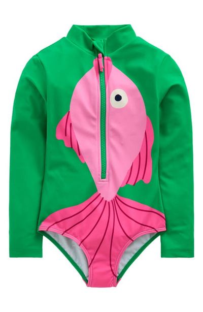 Mini Boden Mini Boden Kids' Long Sleeve One-Piece Swimsuit