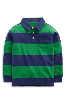Mini Boden Mini Boden Kids' Long Sleeve Polo