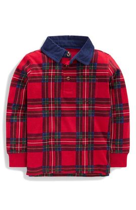 Mini Boden Mini Boden Kids' Long Sleeve Smart Polo
