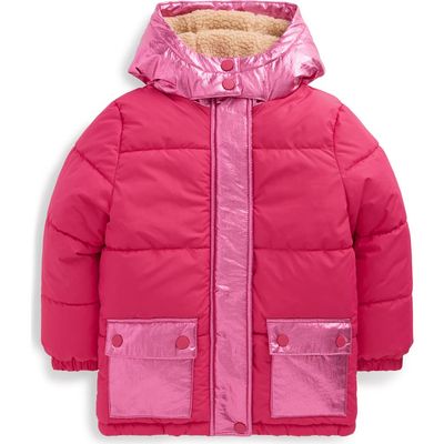 Mini Boden Mini Boden Kids' Metallic Puffer Jacket