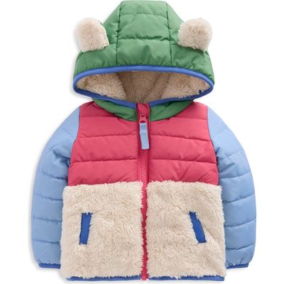 Mini Boden Mini Boden Kids' Mixed Media Hooded Jacket