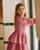 Mini Boden Mini Boden Kids' Placed Floral Long Sleeve Cotton Dress - 2