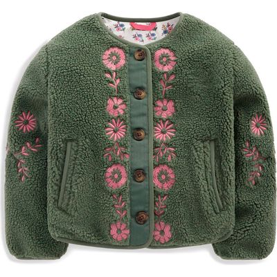 Mini Boden Mini Boden Kids' Pretty Faux Shearling Jacket