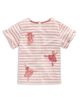 Mini Boden Mini Boden Kids' Pretty Frill Appliqué Stripe Ruffle T-Shirt - 1