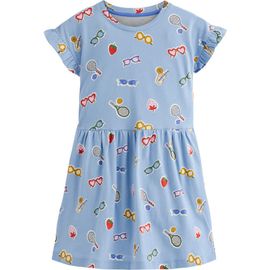 Mini Boden Mini Boden Kids' Print Cotton Jersey T-Shirt Dress