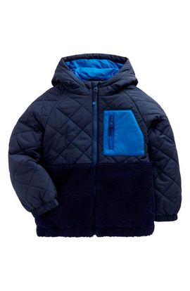 Mini Boden Mini Boden Kids' Quilted Borg Jacket