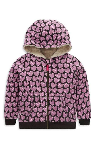 Mini Boden Mini Boden Kids' ReversibleFaux Shearling Hoodie