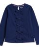 Mini Boden Mini Boden Kids' Rib Bow Trim Top - 1
