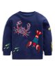 Mini Boden Mini Boden Kids' Sea Embroidered Sweatshirt - 1